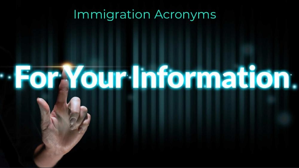 Canada Immigration Acronyms | Abbreviations | Glossary of Terms